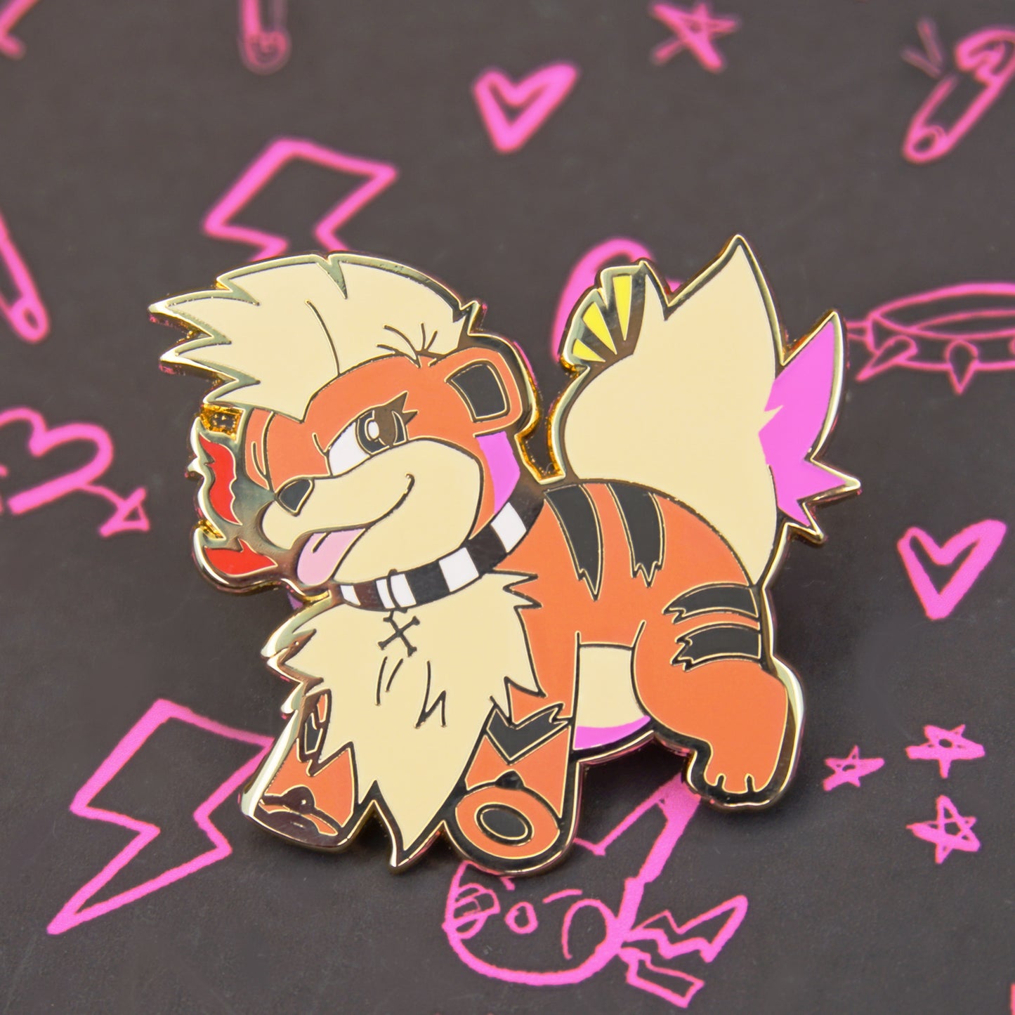 GROW-LIT ENAMEL PIN