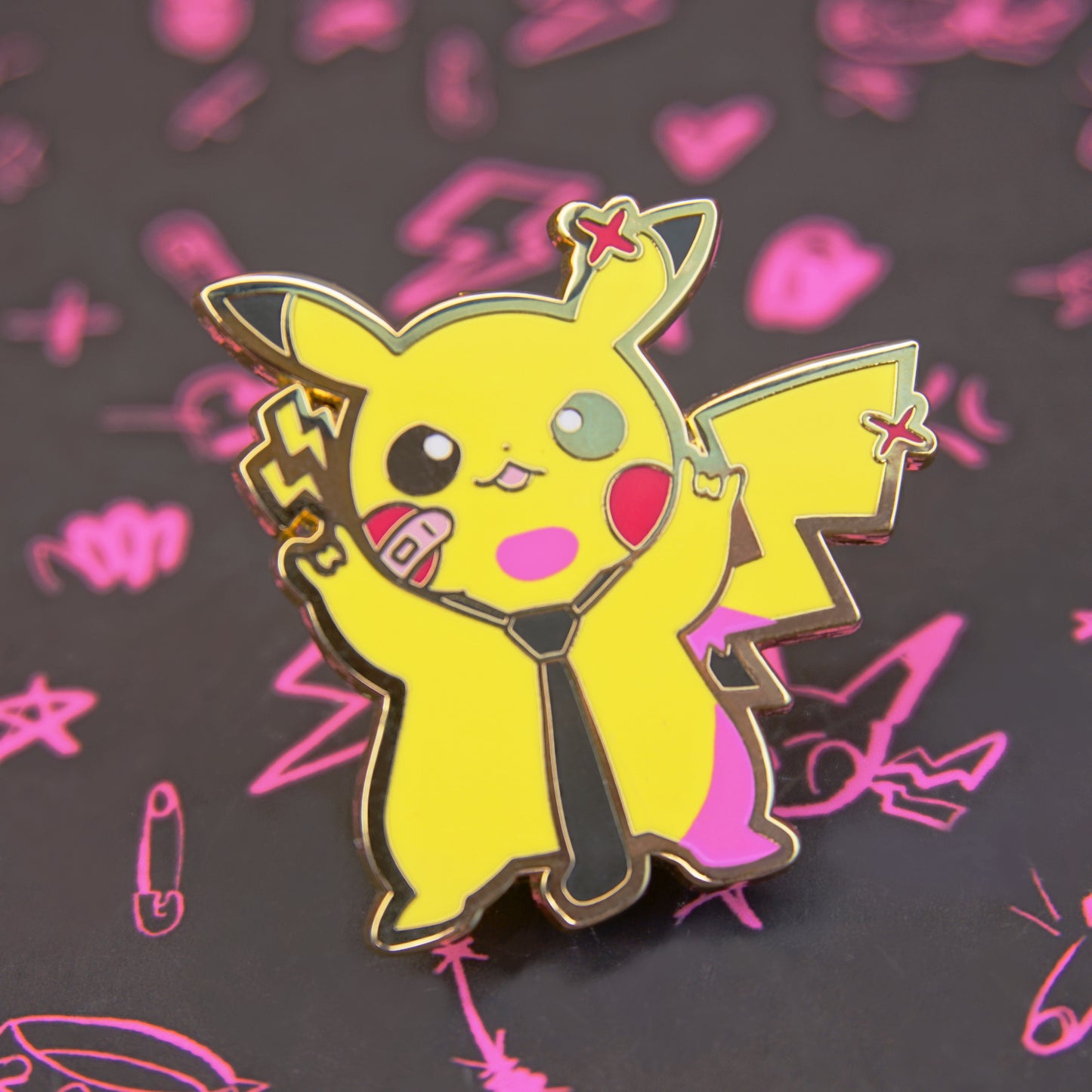 PUNKACHU ENAMEL PIN