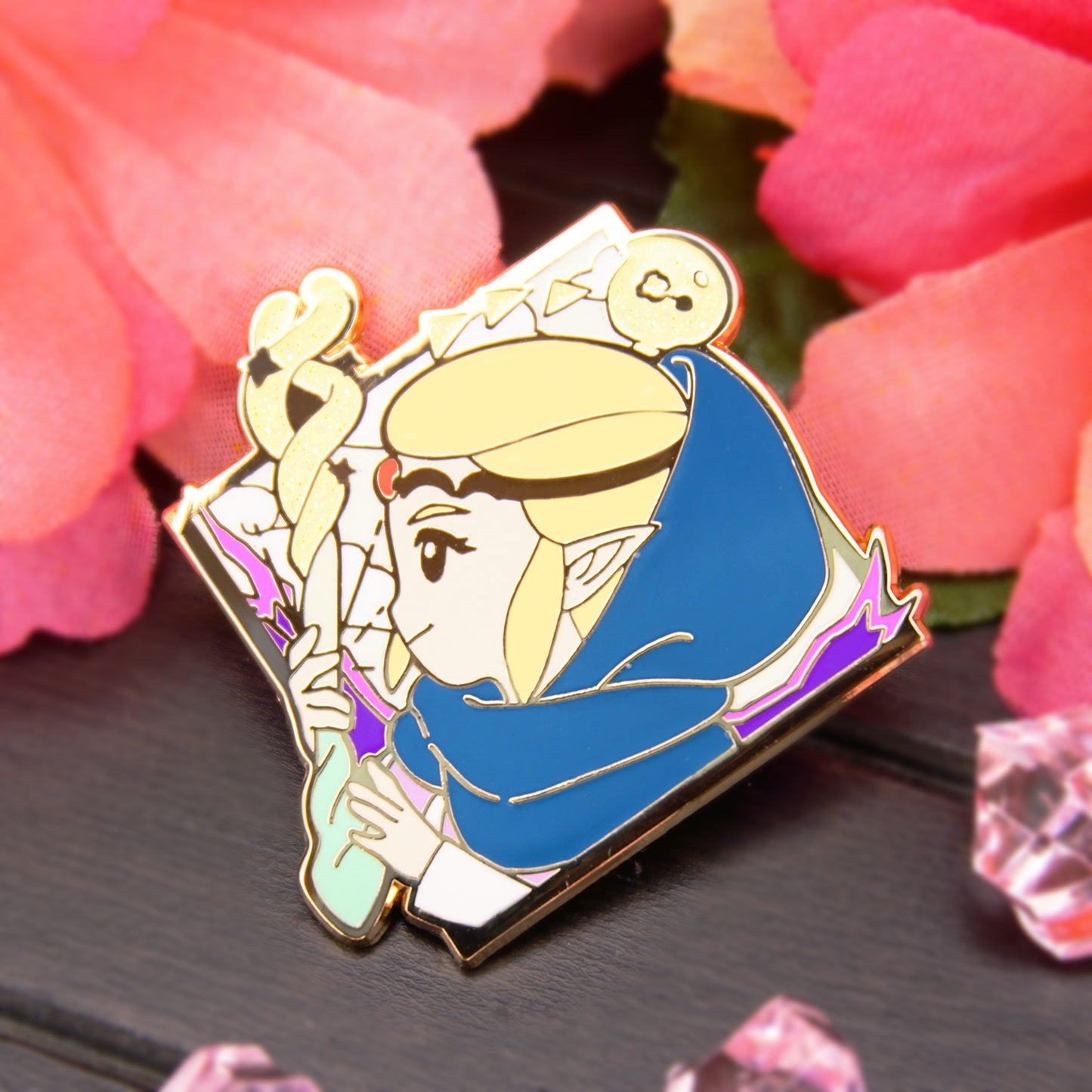 WISDOM PRINCESS DIAMOND ENAMEL PIN