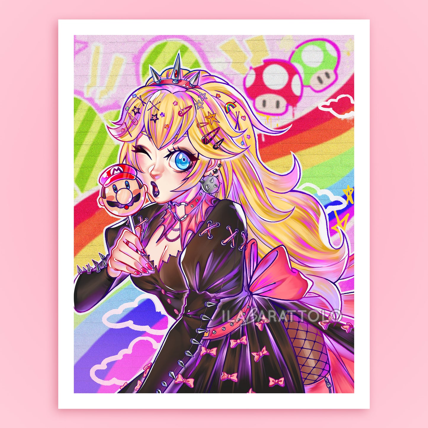 MUSHROOM PRINCESS ALT PRINT