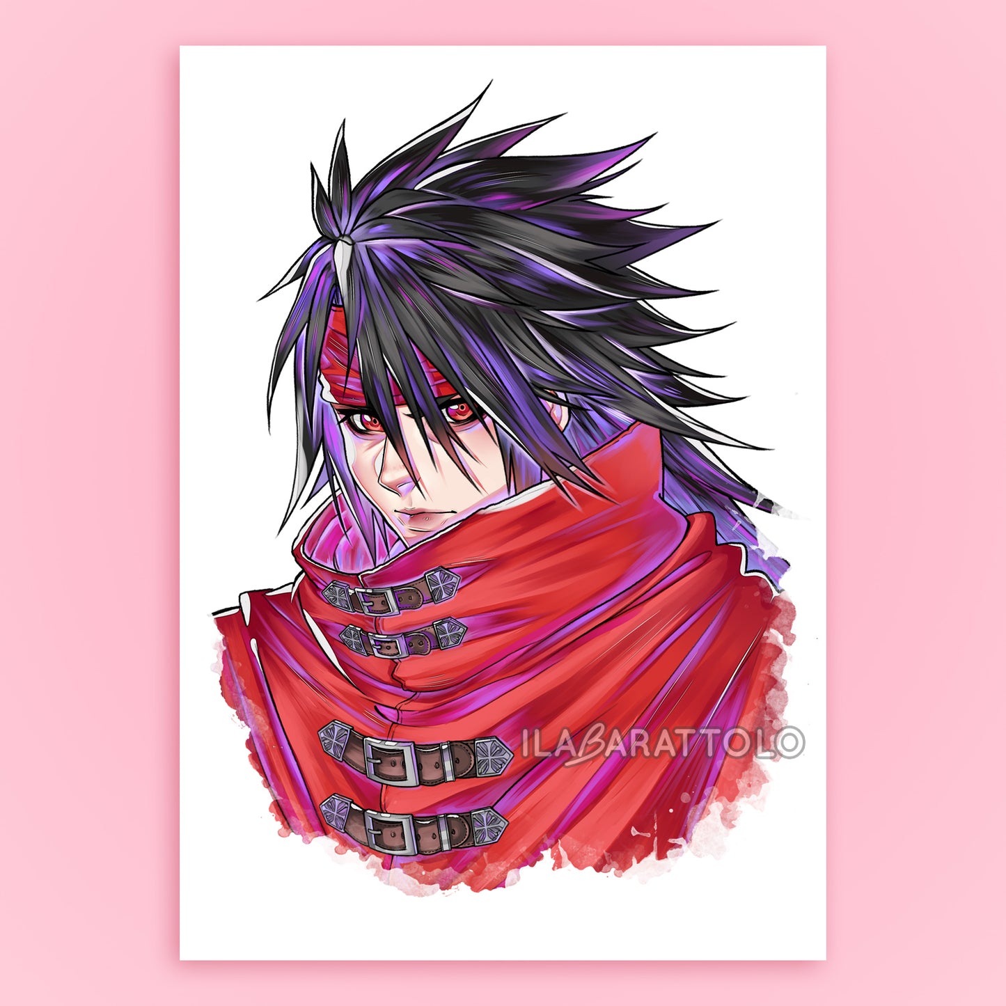 RED VAMPIRE PORTRAIT