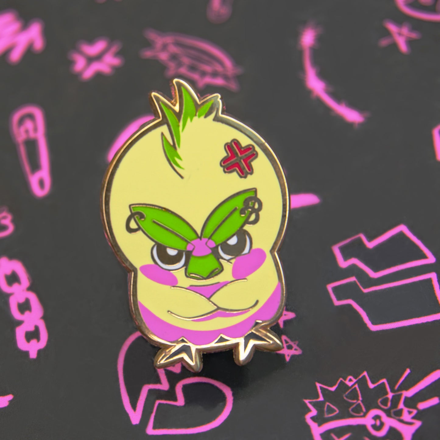 BRAWLT ENAMEL PIN