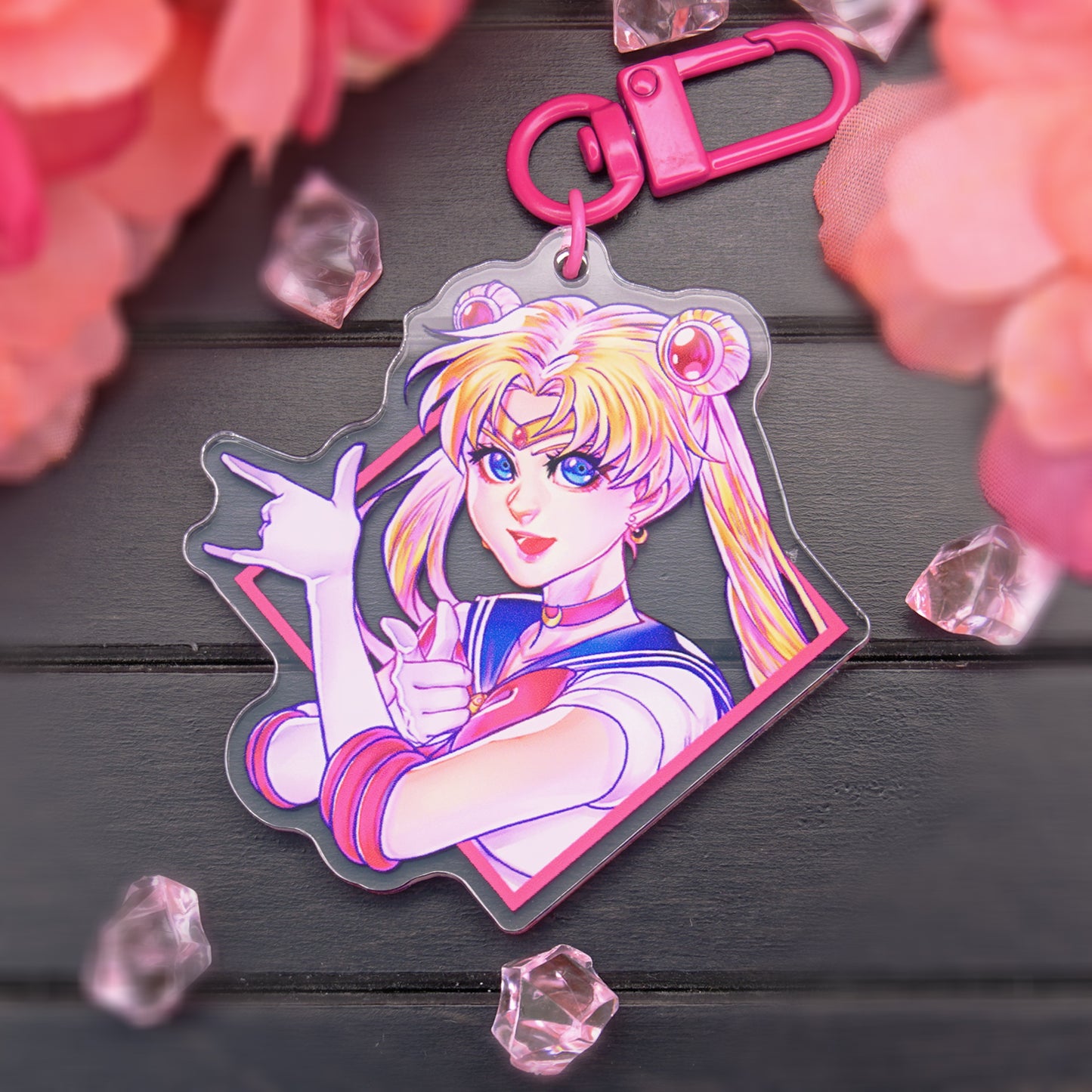 MOON ACRYLIC CHARM