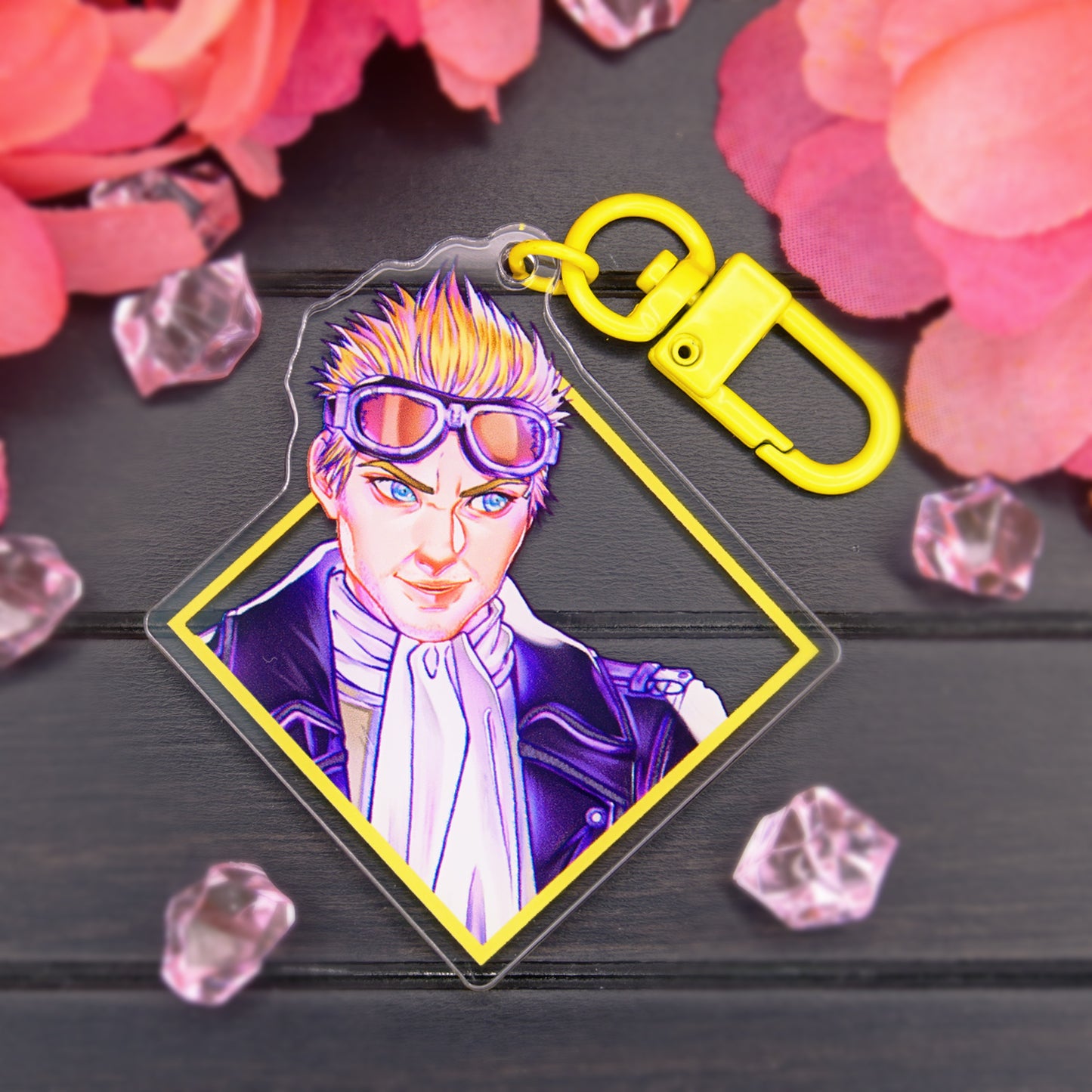 AIRSHIP PILOT ACRYLIC CHARM