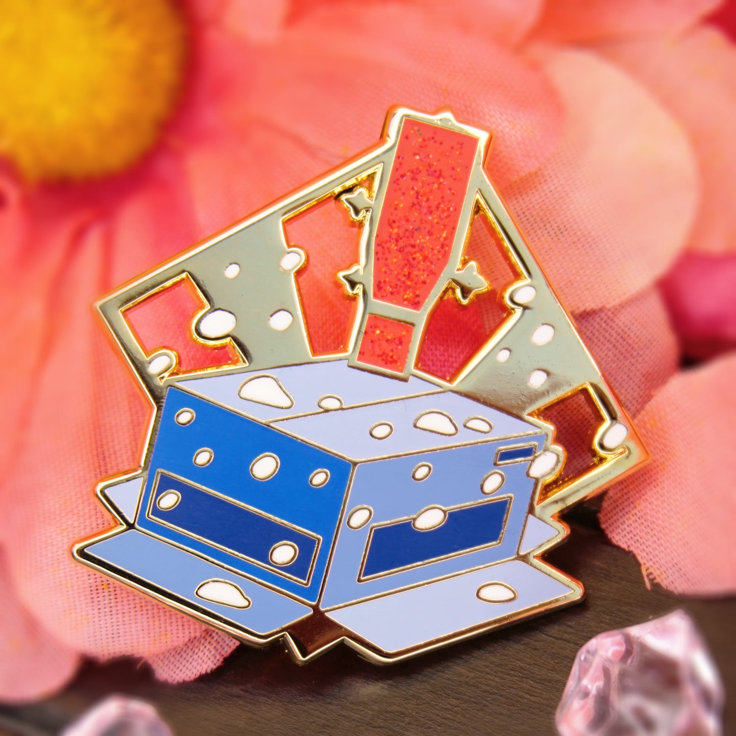 HIDE AND SEEK ENAMEL PIN