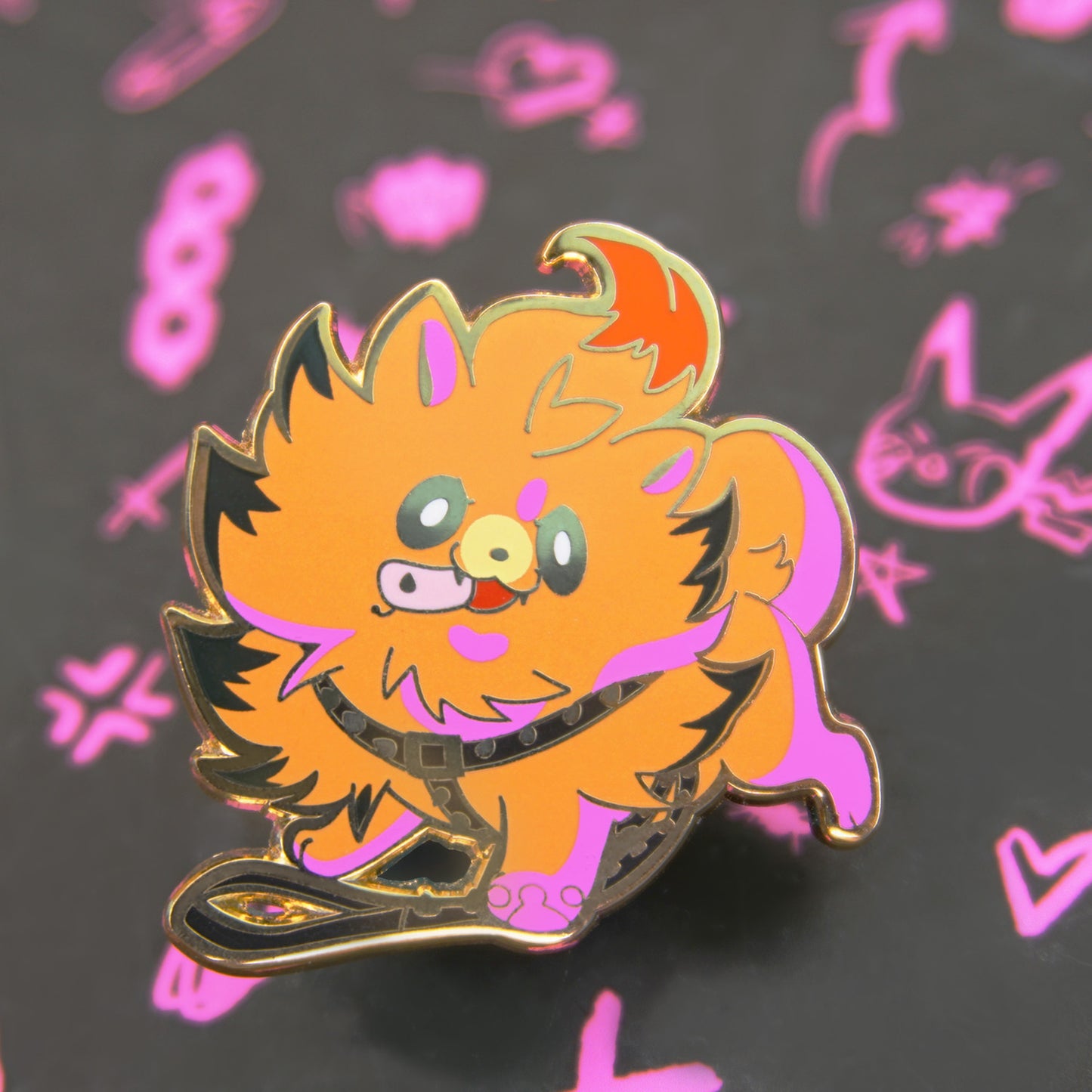 POMBOOM ENAMEL PIN
