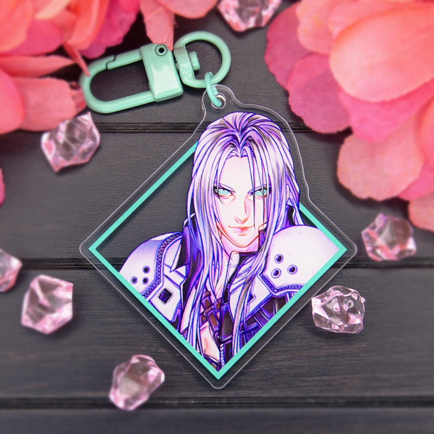 ONE WINGED ANGEL ACRYLIC CHARM