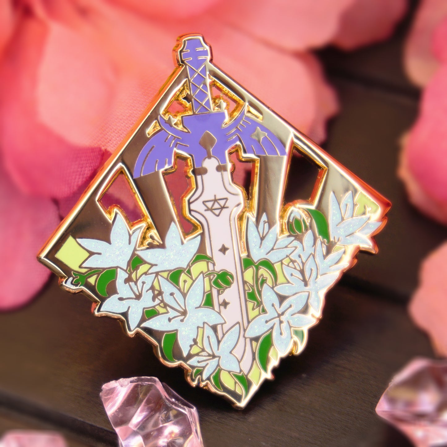 SILENT SWORD ENAMEL PIN