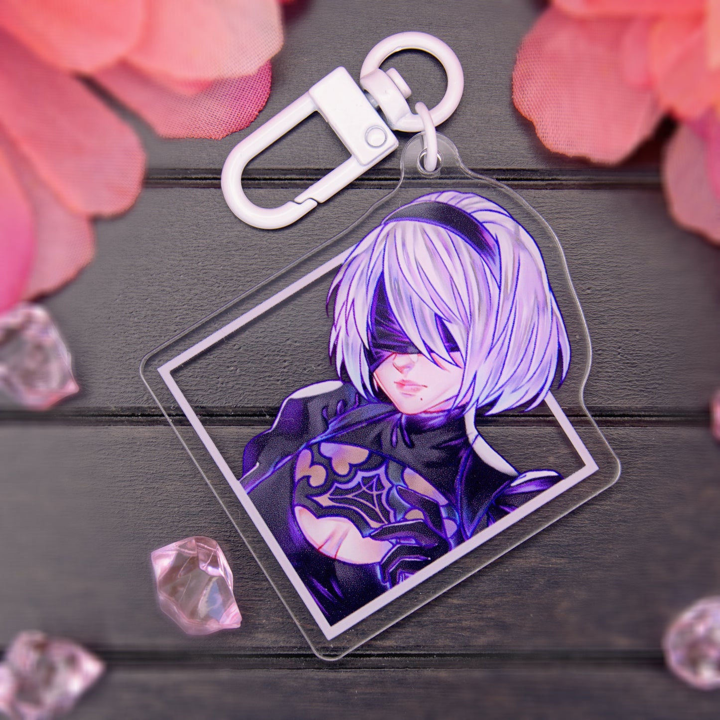 ANDROID GIRL ACRYLIC CHARM