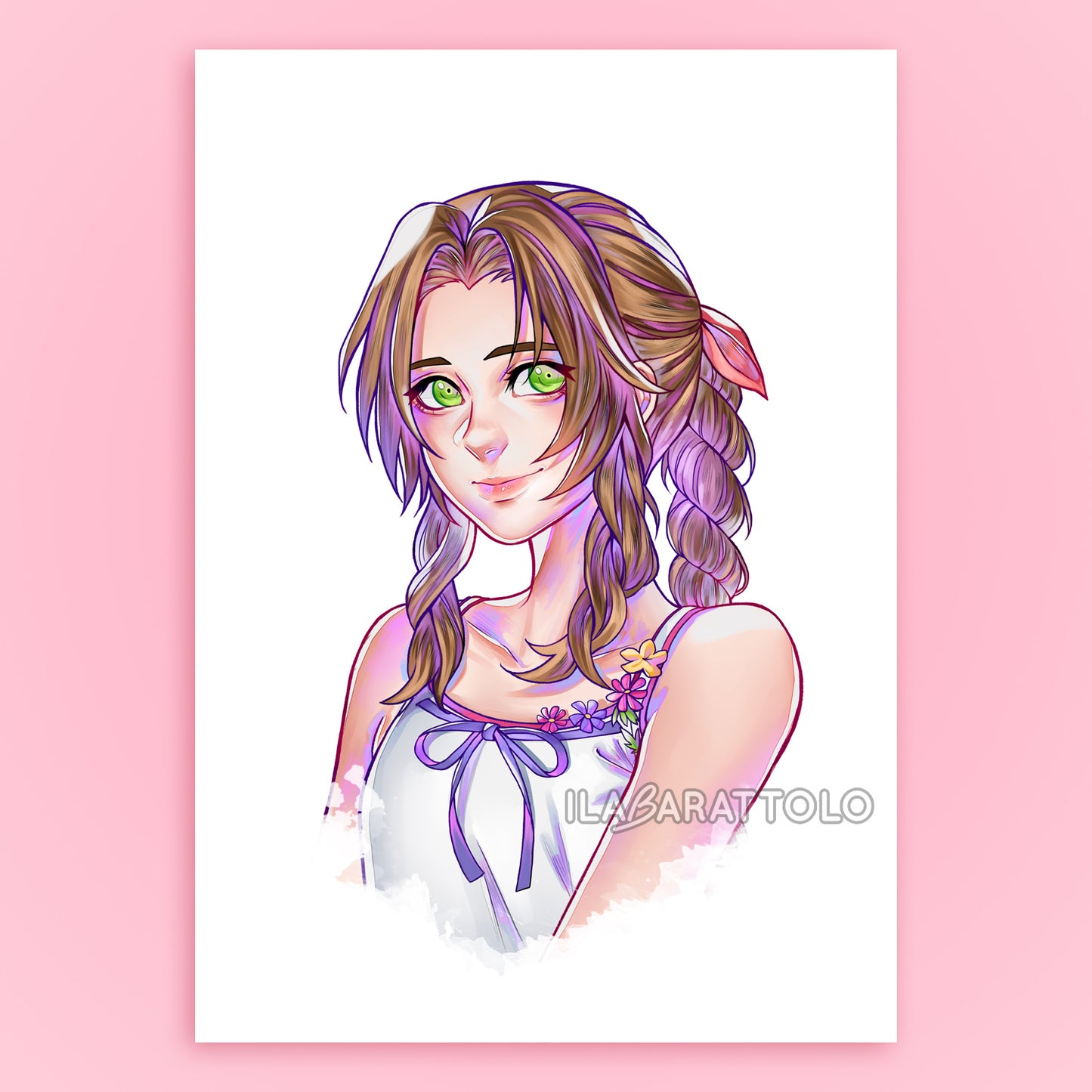 YOUNG FLOWER GIRL PORTRAIT