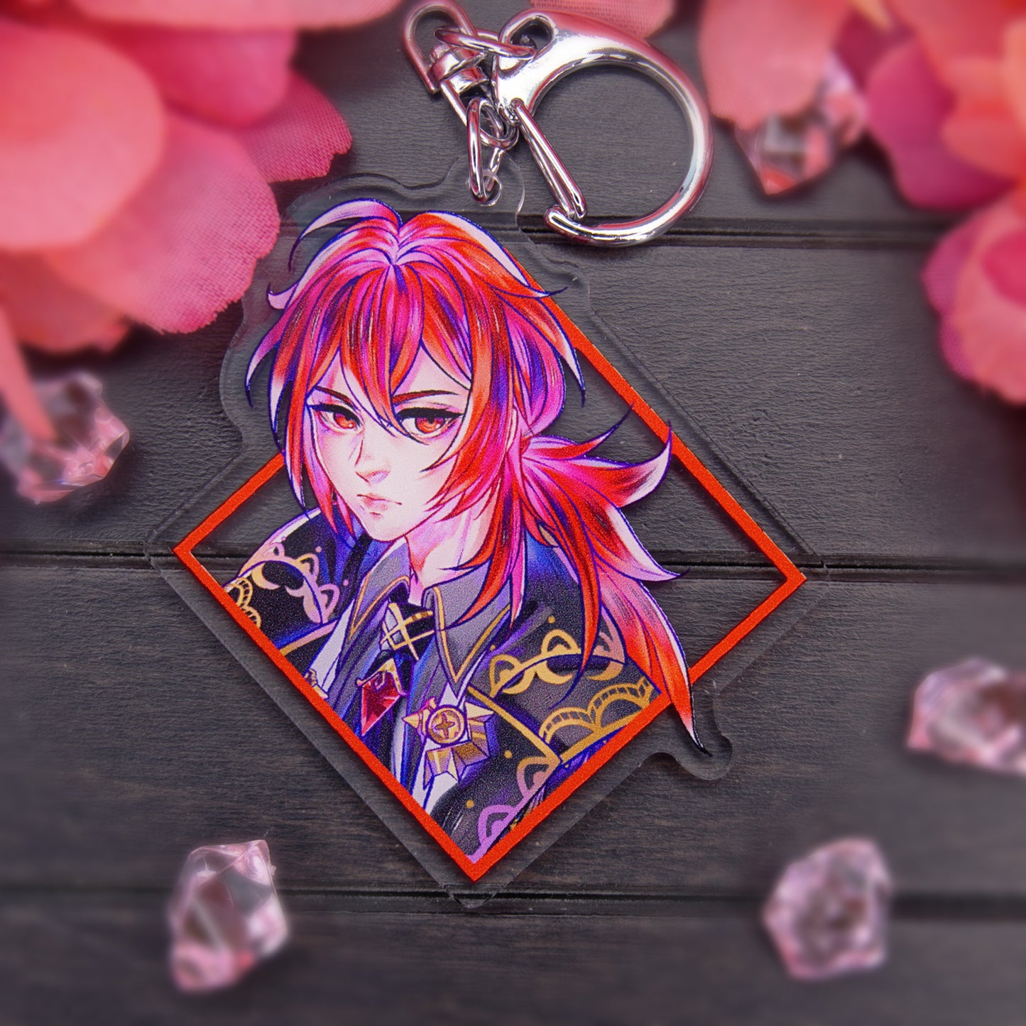 DILUC ACRYLIC CHARM
