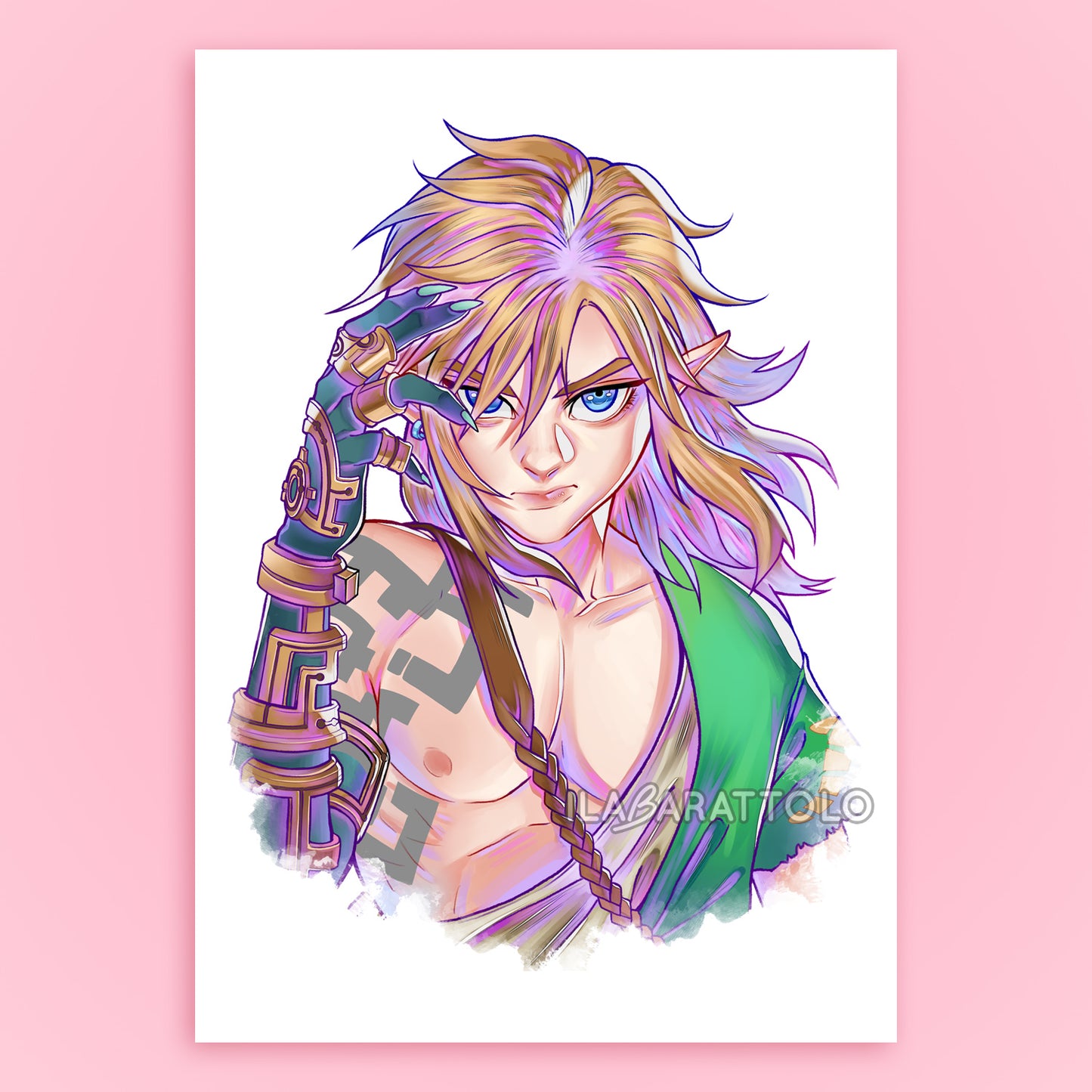 PRINCESS'S SWORDSMAN ARCHAIC TUNIC PORTRAIT