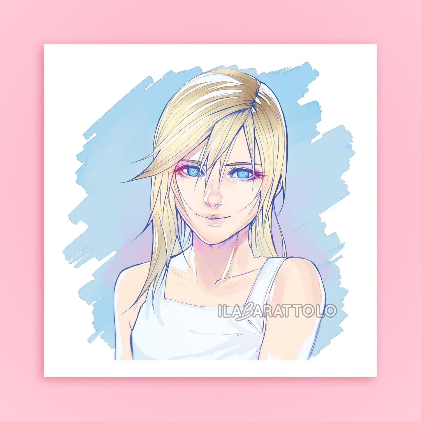 DRAWING GIRL PRINT