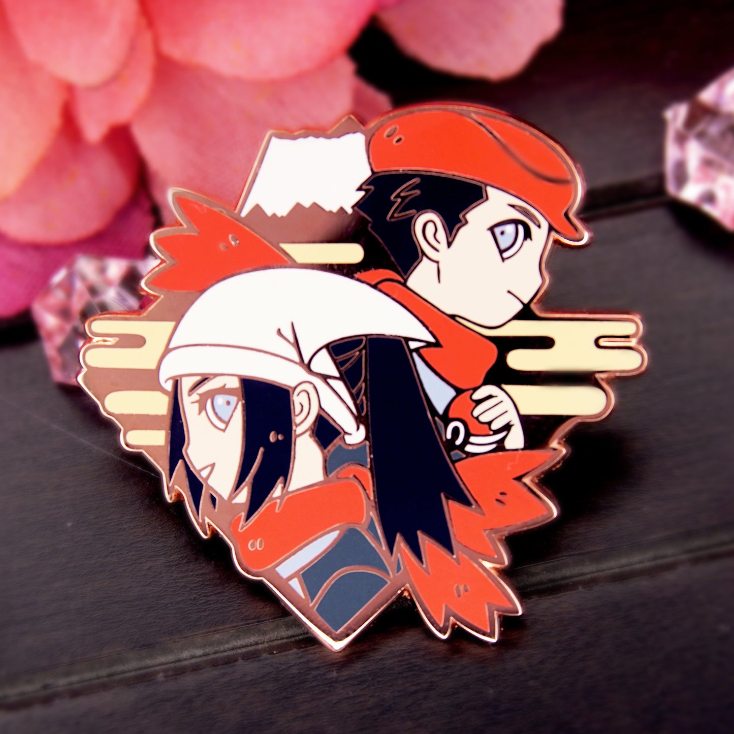 ANCESTORS DIAMOND ENAMEL PIN