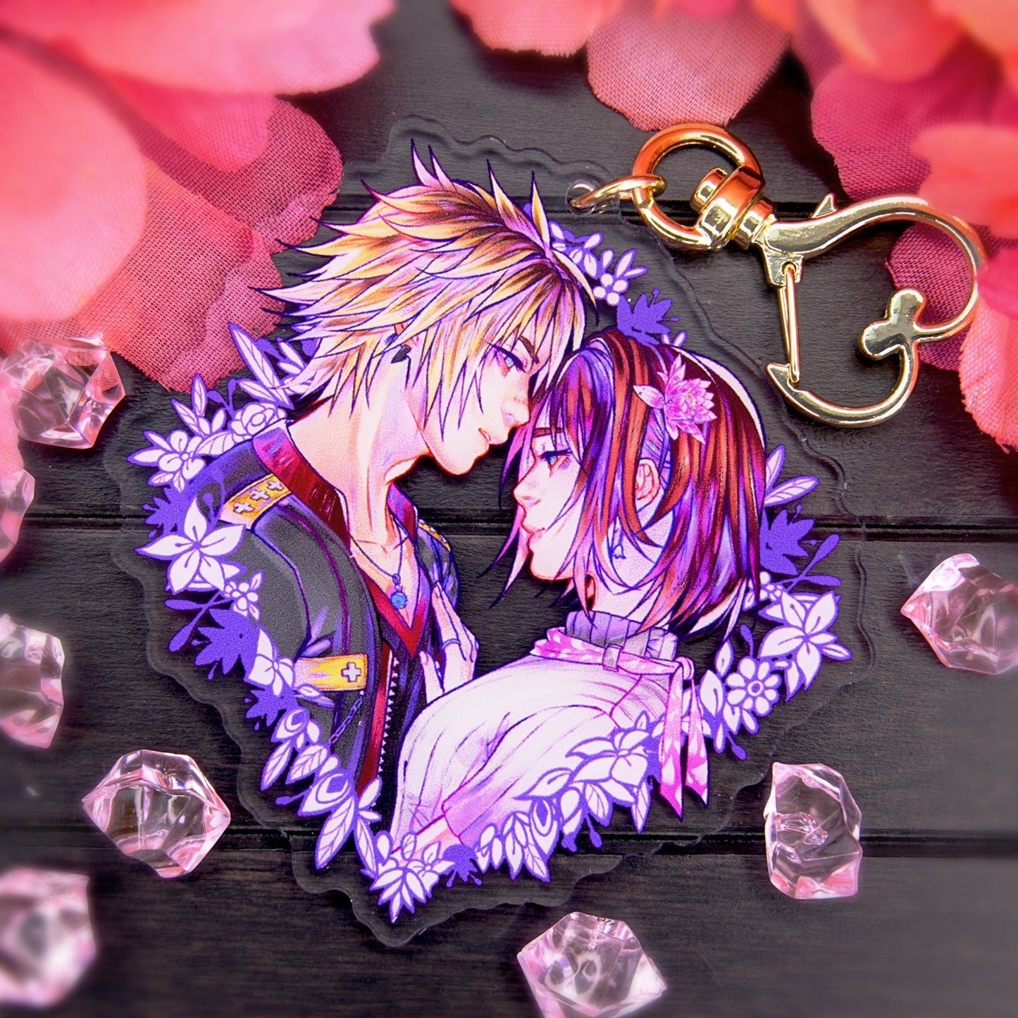 BLITZBALL STAR X SUMMONER GIRL COUPLE ACRYLIC CHARM