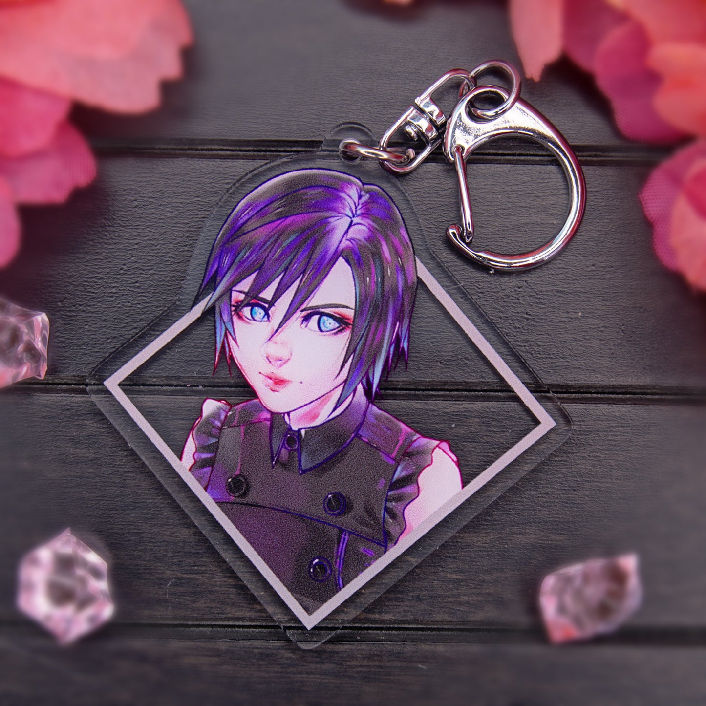 MEMORIES GIRL ACRYLIC CHARM