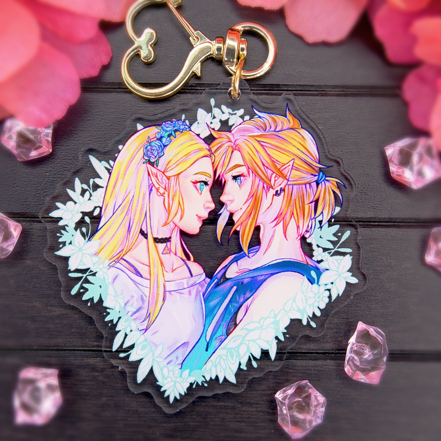 PRINCESS'S SWORDSMAN x PRINCESS OF TIME COUPLE ACRYLIC CHARM