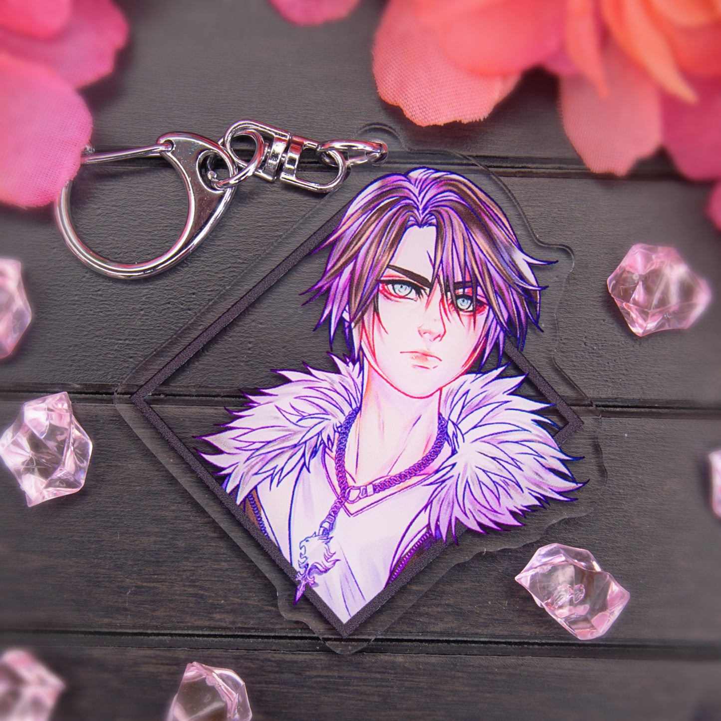 LION HEART ACRYLIC CHARM