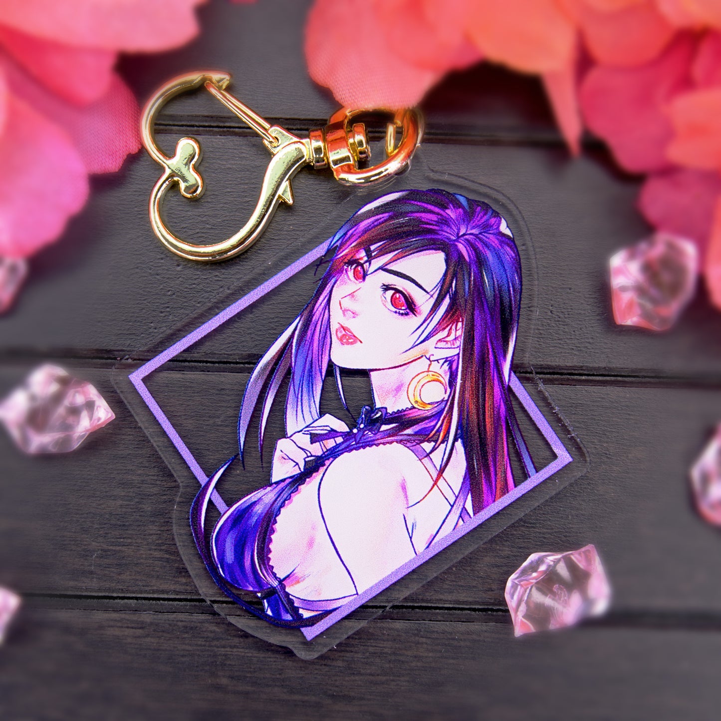 7TH HEAVEN GIRL WALL MARKET ACRYLIC CHARM