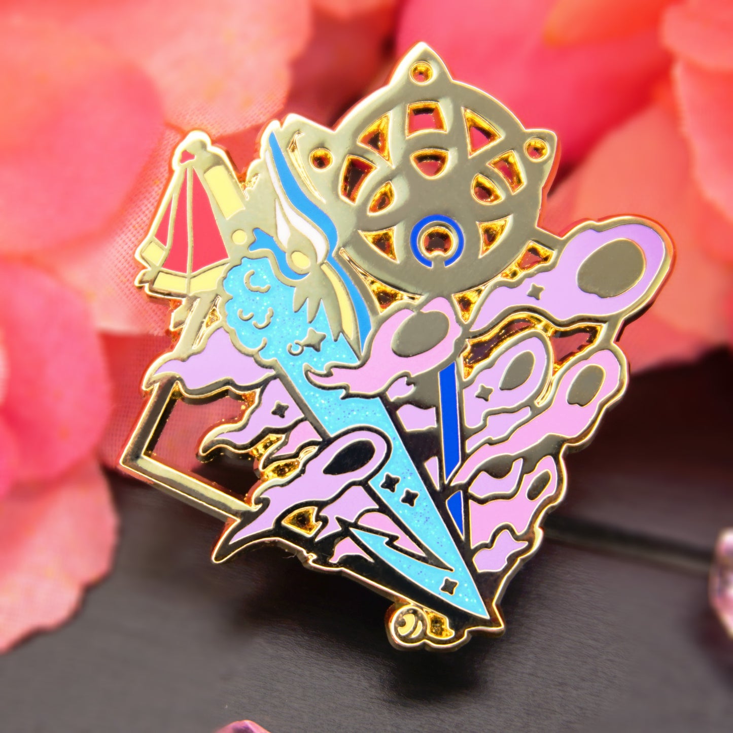 FADING PRAYERS ENAMEL PIN
